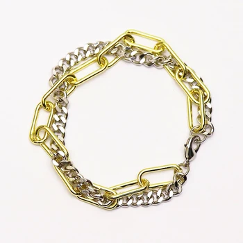 5 pcs Multi tipos colar OU pulseiras de fio de moldar a cadeia de misturar cores cadeia de jóias para as mulheres 9791