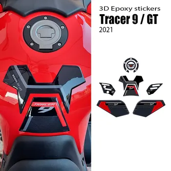 Para a Yamaha Tracer 9 GT 9GT Tracer9 2021 - Acessórios da Motocicleta 3D Resina Epóxi Adesivo Decalque