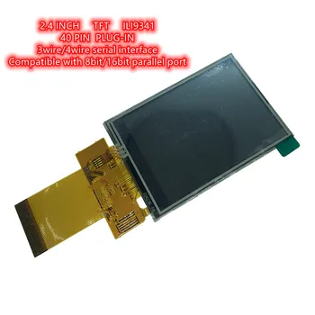 2.4/2.8/3.5 polegadas TFT LCD 40PIN Soquete Capacitivo de Toque Resistive Ecrã ILI9488 ILI9341 R61529 Controlador de 0,5 MM de espaçamento