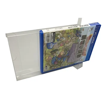 Coleção de Caixa de Exibição Para o PSV/Sony PlayStation VITA, o Jogo de Armazenamento de Caixas Transparentes TEP Shell Claro Coletar Caso