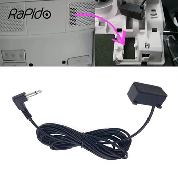 Carro de Áudio de Microfone de 3,5 mm Clip Jack Plug Mini com Fio Microfone Externo Sobrecarga Console para VW Reposição Android Multimídia