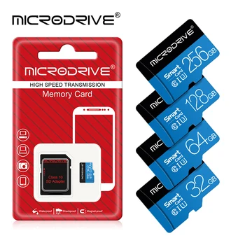 Classe 10 Alta Velocidade de 256 GB 128GB 64GB 32GB U3 Micro SD TF Cartão de Memória Flash micro SD tf Cartão de Expansão de Armazenamento para o telefone Esperto