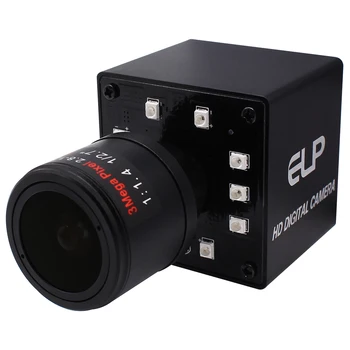 ELP 5MP Câmera USB Web Cam Full HD IV USB com Mini Câmera de Visão Noturna Infravermelha USB2.0 Câmara Web com Varifocal de 2.8-12mm Lente